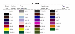 my time collant colori