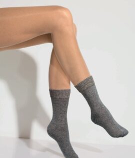 amber cachmere sock