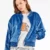 giacca bomber azzurro