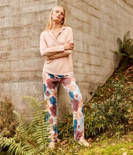 pigiama stampa floreale